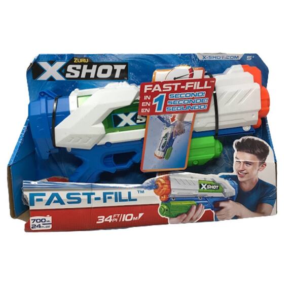 Zuru X-SHOT Water Blaster Gun Fast Fill Water Warfare 700ml Capacity - Picture 1 of 4